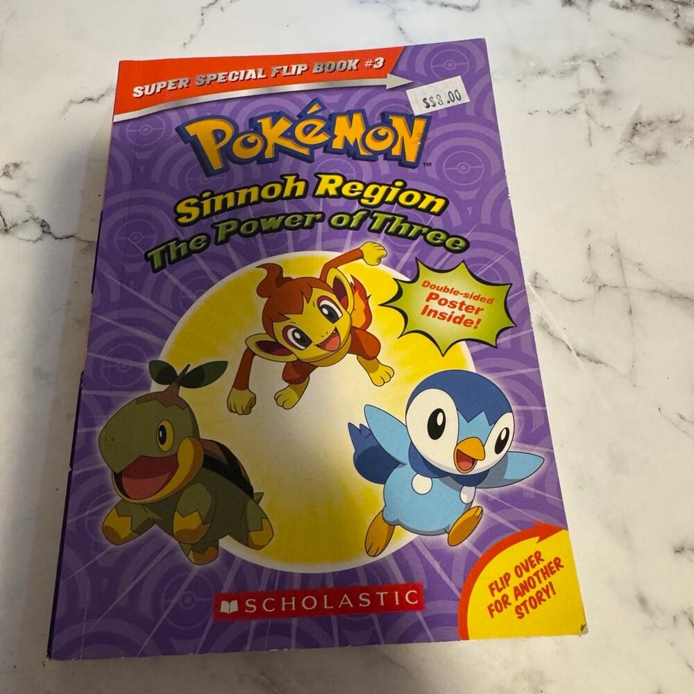 Pokemon double sided flip book